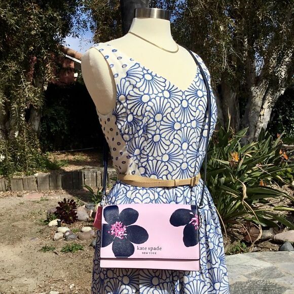 KATE SPADE NOVELTY CAMERON FLORA CONVERTIBLE CROSSBODY BAG - Picture 1 of 10